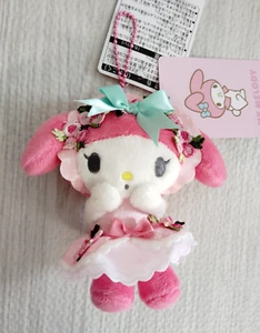 Sanrio My Melody ♡Mascot holder Bonnet 50th Collection goods Ribbon Kuromi Japan - Picture 1 of 11