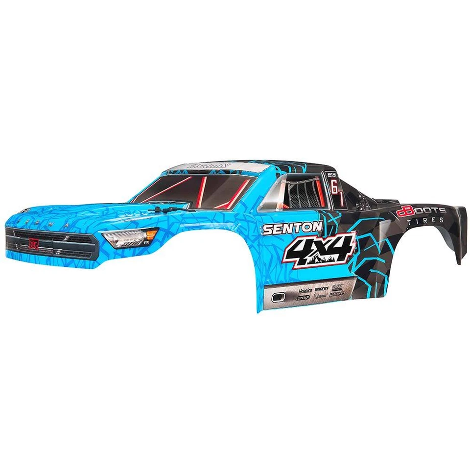 NEW ARRMA Body Painted Decal Trim Blue : Senton Mega 4x4 Short Course Truck - Image 1 of 1