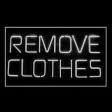 180086 Remove Clothes Crazy One Night Stand Sexy Lady Relax Led Light Sign