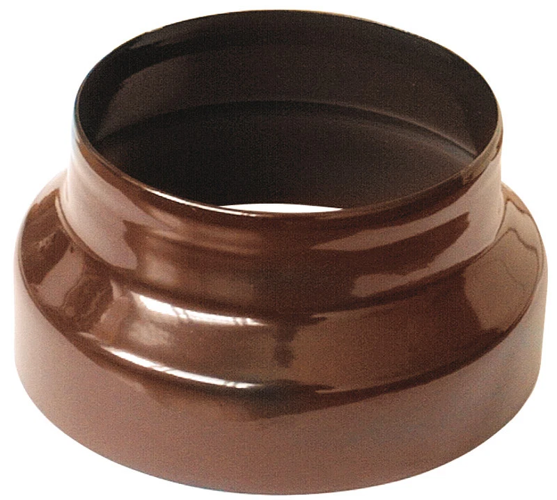 RIDUZIONE PER TUBI CANNA FUMARIA LAMIERA STUFA A LEGNA CAMINO MM 80 100 120 130