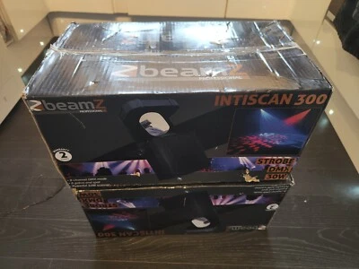 2x Beamz Scanner Lights DJ Club Stage Lighting Wedding Party Disco Lights Bands  - Image 1 of 4