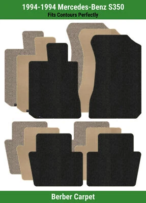 Lloyd Berber Front & Rear Row Carpet Mats for 1994 Mercedes-Benz S350  - Image 1 of 4