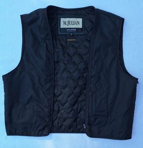 Vintage Wilsons Leather Liner Vest M. Julian Thinsulate Ultra Insulation Size M - Picture 1 of 7