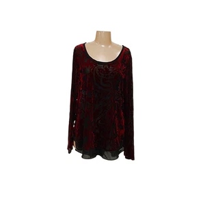 Simply Vera Wang Bluse Rot XL - Bild 1 von 4