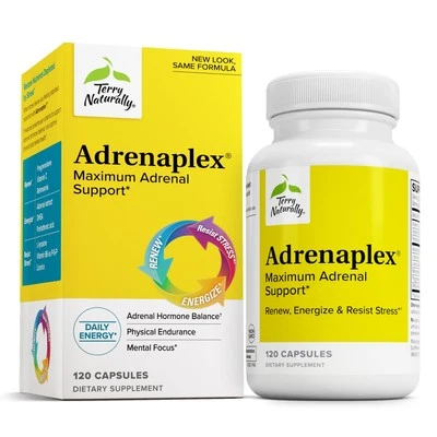 Suplemento de apoyo suprarrenal Adrenaplex 120 unidades suplemento dietético para energía Foto 1 de 4