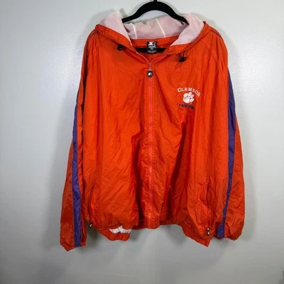 Chaqueta de Equipo Starter Vintage Naranja Clemson Cremallera Talla 3XL Foto 1 de 4