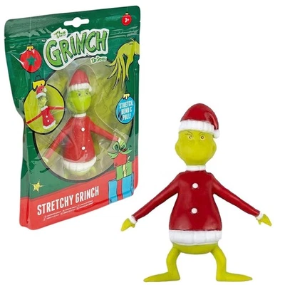 DR SEUSS The Grinch Stretchy Figure Stretch Bend and Pull Christmas Stocking Filler Toy