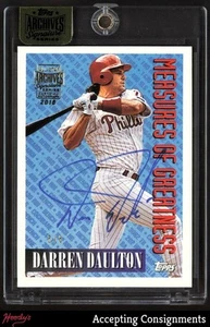 2016 Topps Archives Signature Series '94 Topps #608 Darren Daulton AUTO 5/6 - Picture 1 of 2