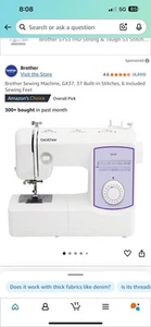 Brother GX37 Computerized Sewing Machine - Picture 1 of 2