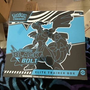 Pokemon Juego de Cartas Coleccionables Escarlata y Violeta 10.5 Negro Bolt Elite Caja Entrenador Nuevo Sellado - Imagen 1 de 1