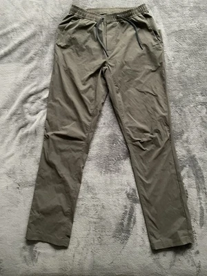 Pantalones de montaña resistentes para hombre talla pequeña caqui al aire libre senderismo cintura elástica Gorp Foto 1 de 4