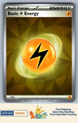 [LP] Lightning Energy 12 [HOLO] Scarlet & Violet Energy Single Card Pokemon TCG - Image 1 of 2