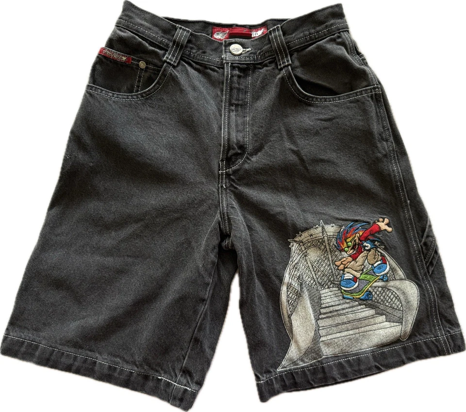 Pantalones cortos de mezclilla Flamehead vintage  Foto 1 de 4