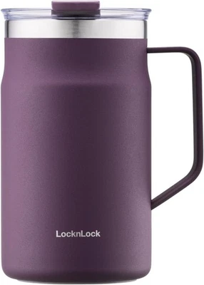 Taza LocknLock Metro Premium 18/8 Acero Inoxidable Doble Pared Aislada Foto 1 de 4