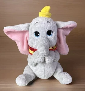 Disney Parks Dumbo Baby Elephant Plush Soft Stuffed Animal 2012 Sitting Pose - Picture 1 of 18