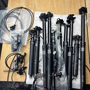 10 Dropper Seatpost Lot Black 30.9 31.6 Remotes RockShox Reverb Mountain Bike - Picture 1 of 24