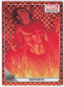 Upper Deck Marvel Platinum 2023 #44 Mephisto /33 Orange Checkers - Bild 1 von 2