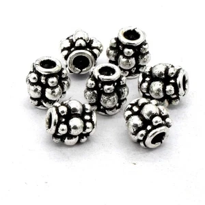 30 PCS 5X5MM BALI SPACER BEAD ANTIQUE STERLING SILVER PLATED  45 UFL-197 - Bild 1 von 5