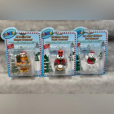 Lote de Adornos Webkinz Zangoz Panda Sello Navidad Vacaciones Ganz Serie 1 Códigos Y2K Foto 1 de 4