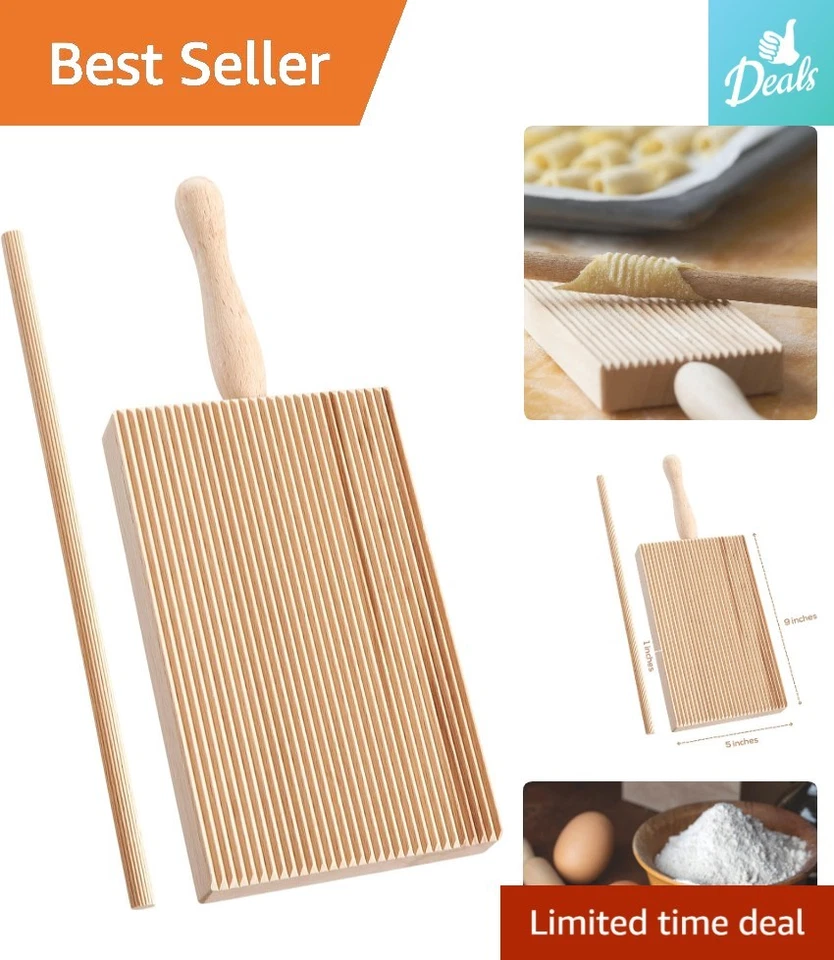 HIC Fante's Cousin Allora's Garganelli Maker Beechwood