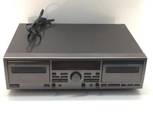 JVC TD-W309 Double Cassette Deck Dual Stereo Tape Player Recorder - Picture 1 of 4