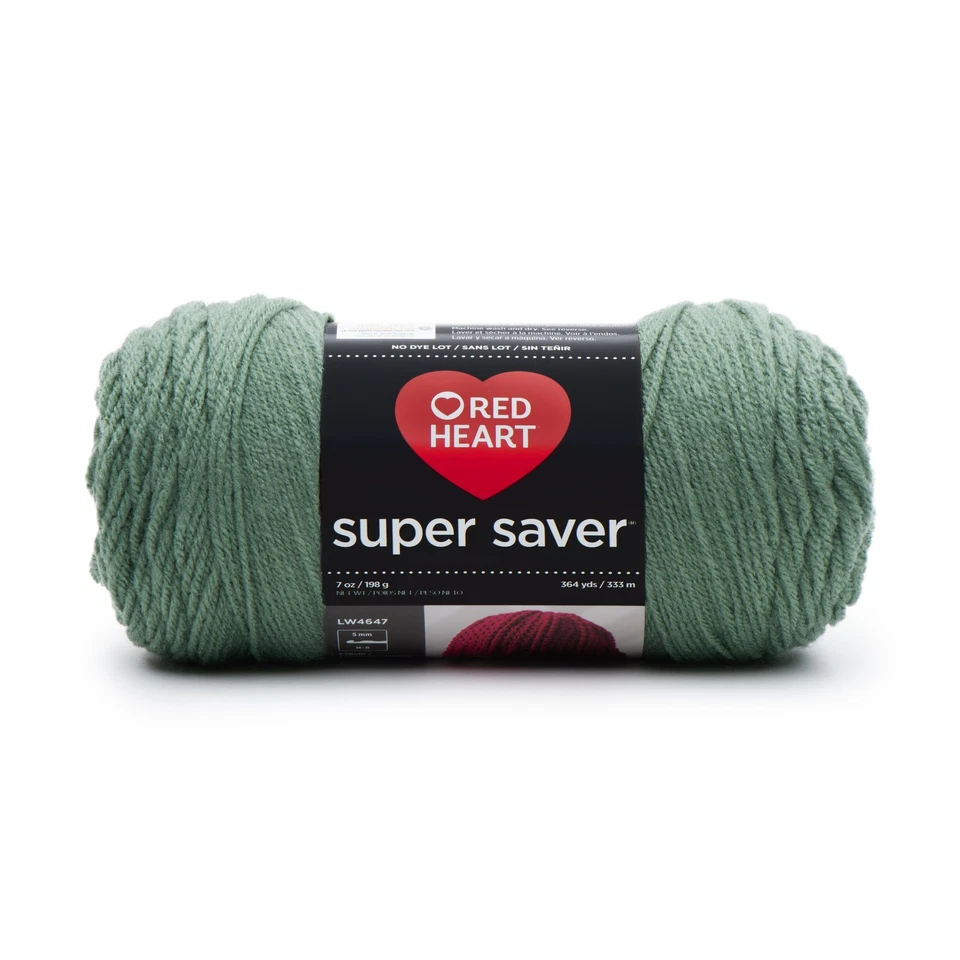 Hilo Coats E300-631 Red Heart Super Saver-Light Sage (3Pk) Foto 1 de 1