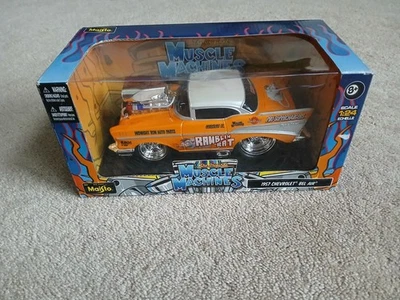 Máquinas musculares 1:24 1957 Chevy Bel Air Ramblin Rat Foto 1 de 4