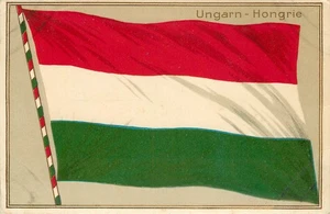 Geprägte AK Flagge von Ungarn Hongrie Ungarn 14951 - Bild 1 von 2