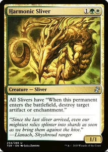X 1 Harmonic Sliver NM-M Time Spiral Remastered 254 MTG Magic The Gathering - Picture 1 of 2