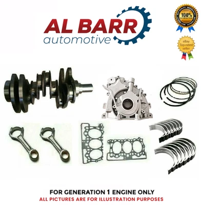 JAGUAR 3.0 CRANKSHAFT 306DT RANGE ROVER ENGINE REBUILD RECONDITIONING PARTS KIT - Image 1 of 4