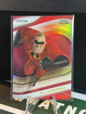 225 Topps Chrome Disney MR. INCREDIBLE #150 Red Refractor 4/5 - Image 1 of 2