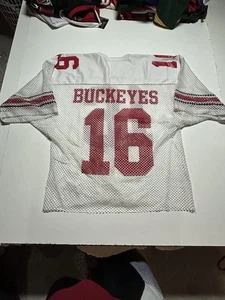 ohio state buckeyes jersey champion mesh Xlarge crop top - Picture 1 of 3