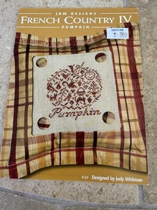 JBW Designs French Country IV Pumpkin Cross Stitch Pattern - Picture 1 of 3