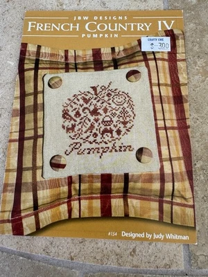 JBW Designs French Country IV Pumpkin Cross Stitch Pattern - Image 1 of 3
