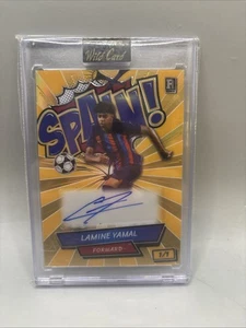 Wild Card 1/1 Lamine Yamal Auto Comix Gold Future Goat - Imagen 1 de 10