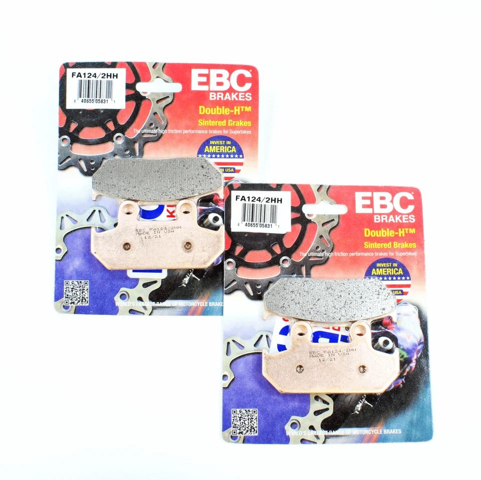 EBC HH Sintered Brake Pad Set for 1988-2000 Honda GL 1500 GOLDWING Front 2 Pair - Image 1 of 1
