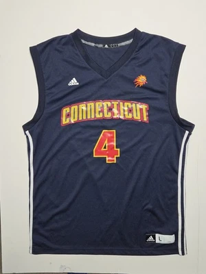 Camiseta Adidas Connecticut Sun Adulto L Azul Marino WNBA #4 McCray Foto 1 de 4