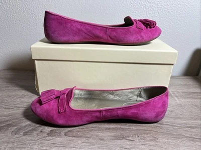 Coach  Women's Pink Suede Flats Shoes Deedra Size 7 M Light Weight - Image 1 of 4
