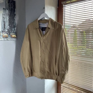 Vtg 90s Paul & Shark Pure Silk Lightweight Bomber Jacket - Picture 1 of 18