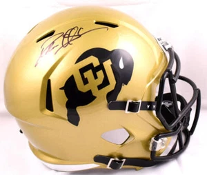Von Deion Sanders signierter Colorado Buffaloes F/S Speed Helm - Beckett W Hologramm - Bild 1 von 7