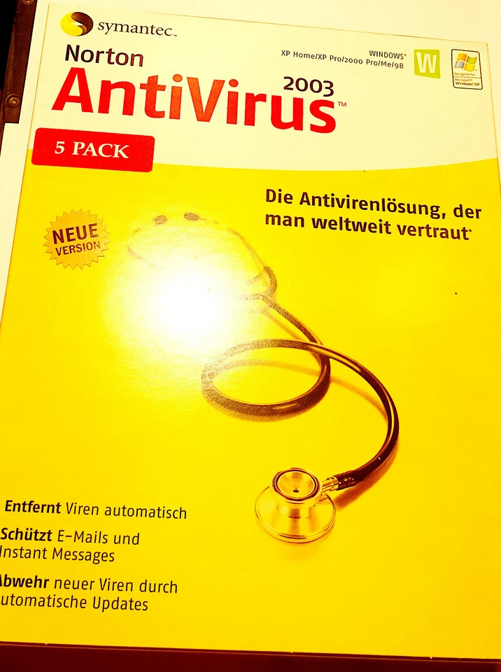 Symantec Norton Antivirus 2003, 5er Pack - Bild 1 von 1