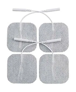 Unidad Angel TENS/EMS 2"" x 2"" reutilizable gel autoadhesivo electrodos de carbono 40 almohadillas - Imagen 1 de 4