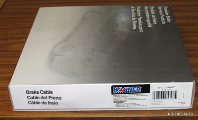 CABLE FRENO APARCAMIENTO TRASERO DERECHO WAGNER BC124667 NUEVO (JESS617 DS1280 BOX4) Foto 1 de 2