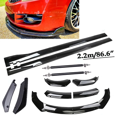 Front Bumper Spoiler Body Kit / Side Skirt For Chevrolet Malibu 2000-2023 P - Изображение 1 из 4