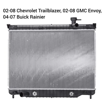 Radiador TYC 2458 02-08 Chevrolet Trailblazer, GMC Envoy, 04-07 Buick Rainier Foto 1 de 4