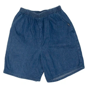 Vintage CHIC Womens Casual Shorts Blue 90s S W27 - Picture 1 of 6