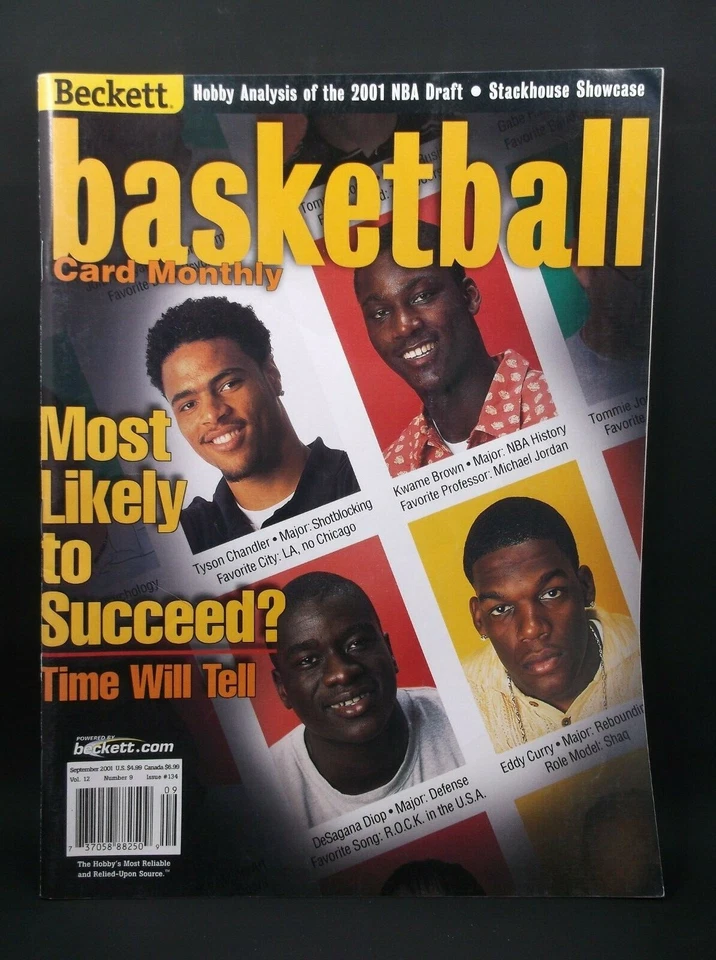 Beckett Basketball September 2001  - Image 1 of 1