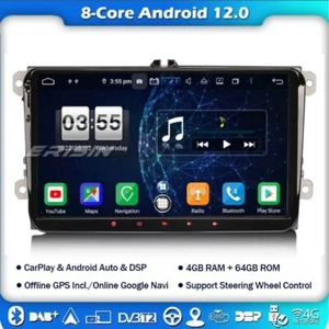 9"Autoradio Android 12 DAB+für VW PASSAT GOLF Polo TIGUAN JETTA Touran Carplay - Bild 1 von 11
