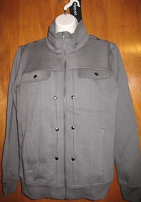 CHAQUETA HOMBRE MEDIANA (gris; cremallera) nueva con etiquetas Foto 1 de 2