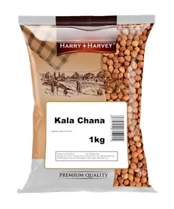 Harry Harvey Kala Chana 1Kg - Black Chickpeas - Black Gram - Desi Chana - Picture 1 of 1